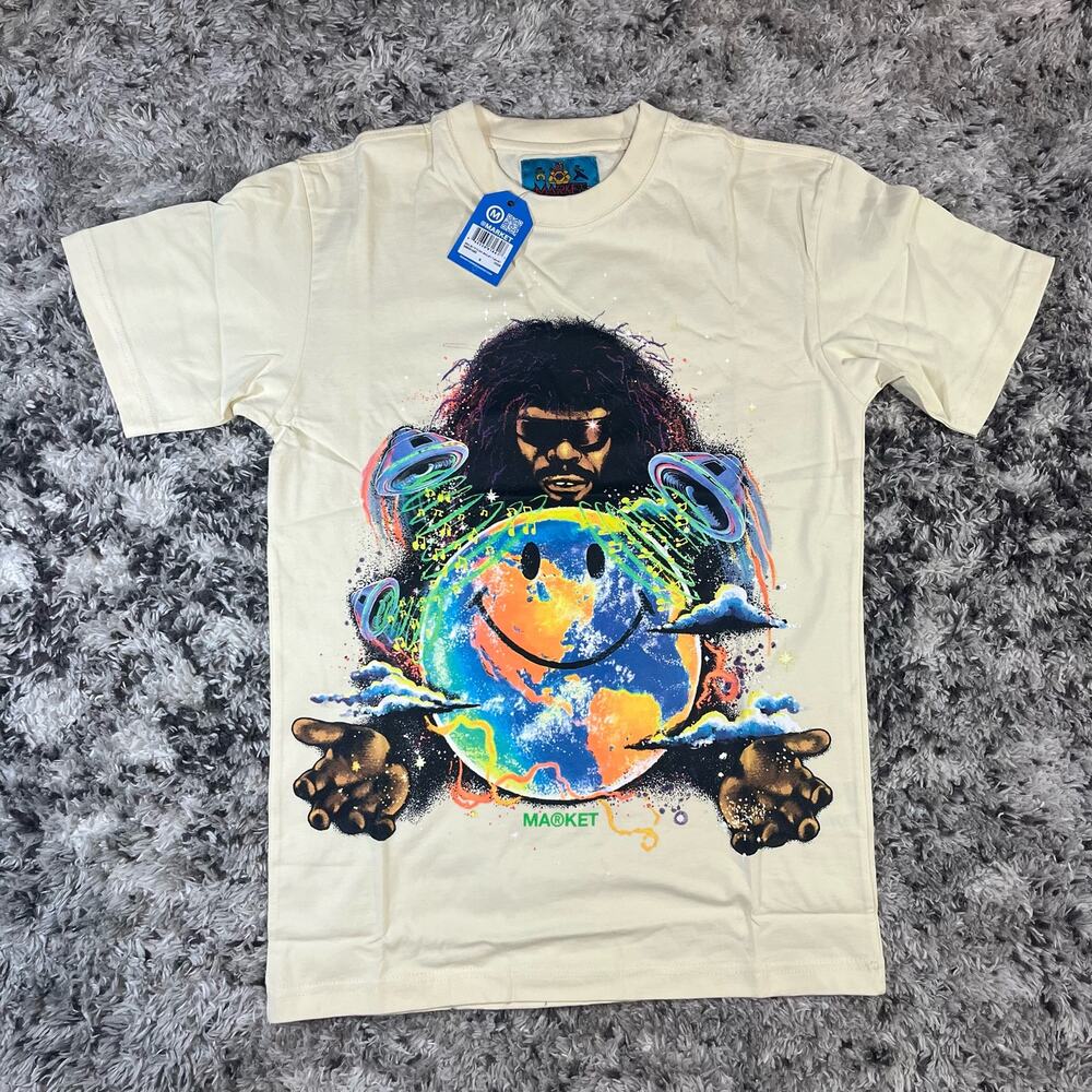 NWT MARKET STUDIOS SMILEY® FUNKADELIC‎ P FUNK T-SHIRT SIZE S